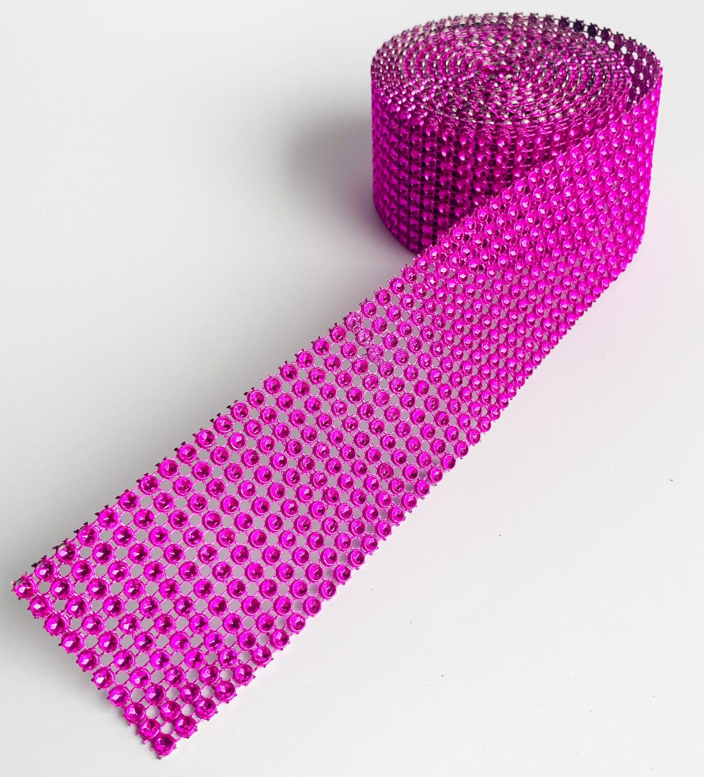 Bling Ribbon - 3 yards x 1.5 inches/Hot Pink Bling Ribbon, Ribbon